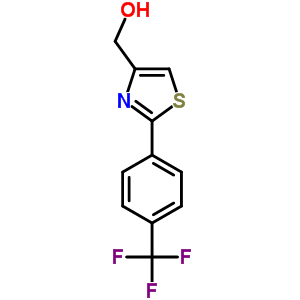 (2-[4-(Trifluoromethyl)phenyl]-1,3-thiazol-4-yl)methanol Structure,857284-25-4Structure