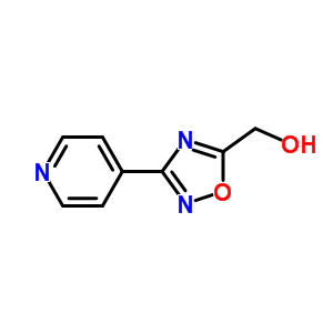 [3-(4-Pyridinyl)-1,2,4-oxadiazol-5-yl]methanol Structure,857653-94-2Structure