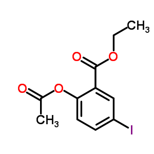 Ethyl 2-acetoxy-5-iodobenzoate Structure,857755-86-3Structure