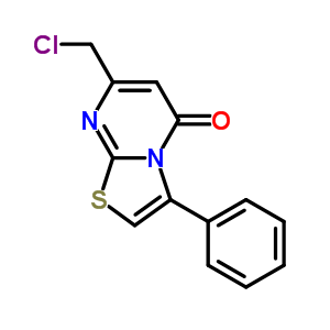 7-(Chloromethyl)-3-phenyl-5H-[1,3]thiazolo[3,2-a]pyrimidin-5-one Structure,85811-56-9Structure