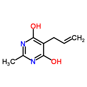 5-Allyl-6-hydroxy-2-methylpyrimidin-4(3h)-one Structure,85826-32-0Structure