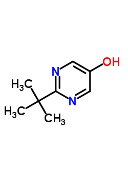 2-叔丁基嘧啶-5-醇結構式_85929-96-0結構式