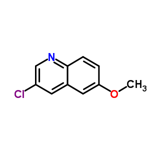 3-Chloro-6-methoxyquinoline Structure,861553-63-1Structure