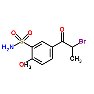 2-Bromo-1-(4’-methoxy-3’-sulfonamidophenyl)-1-propanone Structure,86225-70-9Structure