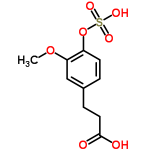 Dihydro ferulic acid 4-o-sulfate sodium salt Structure,86321-33-7Structure