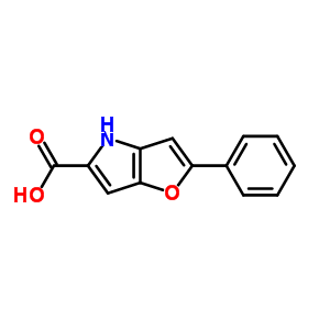 2-Phenyl-4h-furo[3,2-b]pyrrole-5-carboxylicacid Structure,86345-44-0Structure