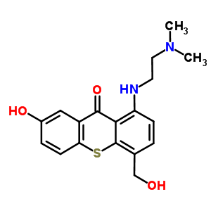 9H-thioxanthen-9-one, 1-[[2-(dimethylamino)ethyl]amino]-7-hydroxy-4-(hydroxymethyl)- Structure,86455-91-6Structure