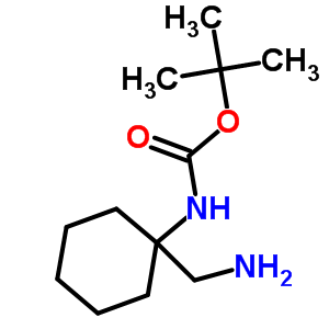 (1-Aminomethyl-cyclohexyl)-carbamic acid tert-butyl ester Structure,864943-63-5Structure