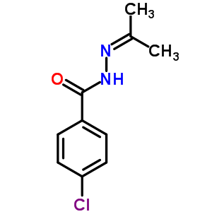 4-Chloro-n-(propan-2-ylideneamino)benzamide Structure,86512-60-9Structure