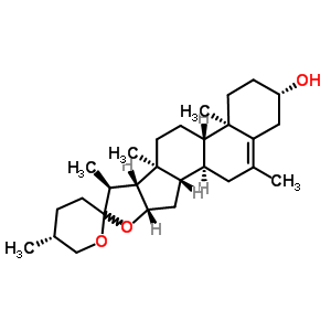 6-甲基薯蕷皂苷結(jié)構(gòu)式_86533-46-2結(jié)構(gòu)式