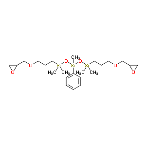 1,5-Bis(glycidoxypropyl)-3-phenyl-1,1,3,5,5-pentamethyltrisiloxane Structure,865811-59-2Structure