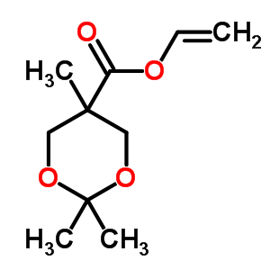 2,2,5-Trimethyl-1,3-dioxane-5-carboxylic acid ethenyl ester Structure,865860-80-6Structure