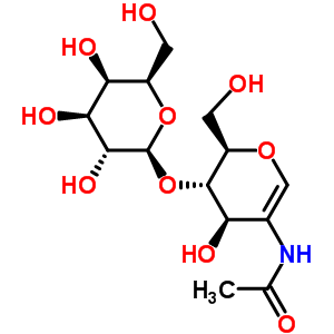 2-Acetamido-1,5-anhydro-2-deoxy-4-o-beta-d-galactopyranosyl-d-arabino-hex-1-enitol Structure,868264-13-5Structure