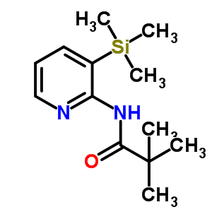 2,2-Dimethyl-N-(3-trimethylsilanyl-pyridin-2-yl)-propionamide Structure,86847-63-4Structure