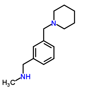 N-methyl-n-[3-(piperidin-1-ylmethyl)benzyl]amine Structure,868755-58-2Structure