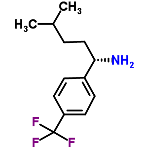 (1S)-4-methyl-1-[4-(trifluoromethyl)phenyl]pentylamine Structure,869318-89-8Structure