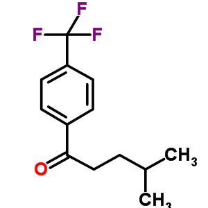 4-Methyl-1-[4-(trifluoromethyl)phenyl]pentan-1-one Structure,869318-90-1Structure