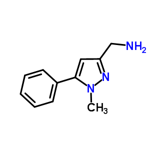 (1-Methyl-5-phenyl-1h-pyrazol-3-yl)methylamine Structure,869901-12-2Structure