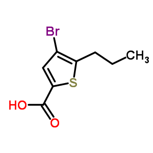 4-Bromo-5-propylthiophene-2-carboxylic acid Structure,869951-15-5Structure