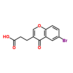 6-Bromochromone-3-propionic acid Structure,870703-98-3Structure