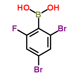 2,4-Dibromo-6-fluorophenylboronic acid Structure,870778-96-4Structure