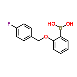 2-(4-Fluorobenzyloxy)phenylboronic acid Structure,870779-01-4Structure