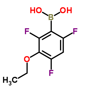 3-乙氧基-2,4,6-三氟苯硼酸結(jié)構(gòu)式_871125-69-8結(jié)構(gòu)式