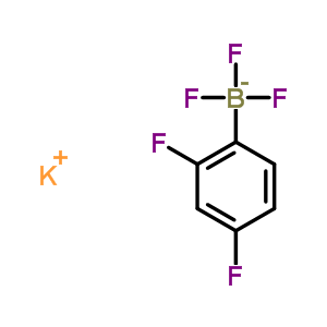 Potassium 2,4-difluorophenyltrifluoroborate Structure,871231-41-3Structure