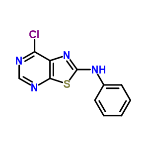 (7-Chlorothiazolo[5,4-d]pyrimidin-2-yl)phenylamine Structure,871266-78-3Structure