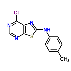 (7-Chlorothiazolo[5,4-d]pyrimidin-2-yl)-p-tolyl-amine Structure,871266-80-7Structure