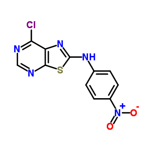 (7-Chlorothiazolo[5,4-d]pyrimidin-2-yl)-(4-nitrophenyl)amine Structure,871266-83-0Structure