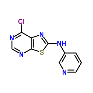 (7-Chlorothiazolo[5,4-d]pyrimidin-2-yl)-pyridin-3-yl-amine Structure,871266-84-1Structure