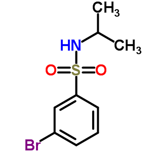 3-Bromo-n-isopropylbenzenesulphonamide Structure,871269-08-8Structure