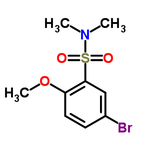 5-Bromo-n,n-dimethyl-2-methoxybenzenesulphonamide Structure,871269-16-8Structure