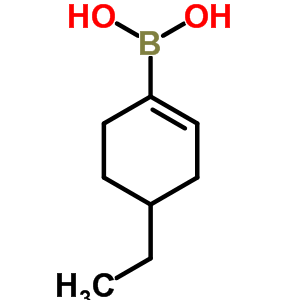 4-乙基環(huán)己烯-1-硼酸結(jié)構(gòu)式_871329-72-5結(jié)構(gòu)式