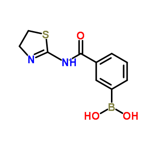 3-[(4,5-Dihydrothiazol-2-yl)carbamoyl]benzeneboronic acid Structure,871333-06-1Structure