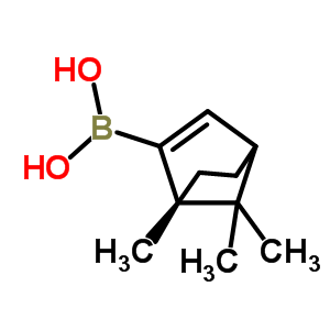 (1S)-1,7,7-三甲基雙環(huán)[2.2.1]-2-庚烯-2-基硼酸結(jié)構(gòu)式_871333-99-2結(jié)構(gòu)式