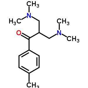 3-Dimethylamino-2-(dimethylaminomethyl)-1-(4-methylphenyl)propan-1-one Structure,87142-69-6Structure