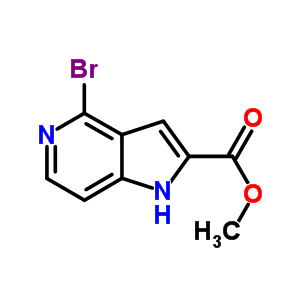 Methyl 4-bromo-5-azaindole-2-carboxylate Structure,871583-15-2Structure