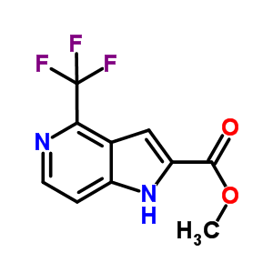 1H-Pyrrolo[3,2-c]pyridine-2-carboxylic acid, 4-(trifluoromethyl)-, methyl ester Structure,871583-18-5Structure