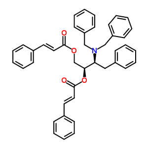 (2R,3s)-o,o-dicinamoyl-3-dibenzylamino-4-phenylbutane-1,2-diol Structure,871948-90-2Structure