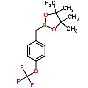 4,4,5,5-Tetramethyl-2-[(4-trifluoromethoxy)benzyl]-1,3,2-dioxaborolane Structure,872038-32-9Structure