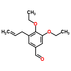 3-Allyl-4,5-diethoxy-benzaldehyde Structure,872183-41-0Structure