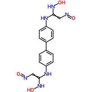 N-[1-[[4-[4-[[1-(hydroxyamino)-2-nitroso-ethenyl]amino]phenyl]phenyl]amino]-2-nitroso-ethenyl]hydroxylamine Structure,87259-67-4Structure