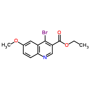 Ethyl 4-bromo-6-methoxyquinoline-3-carboxylate Structure,872714-50-6Structure