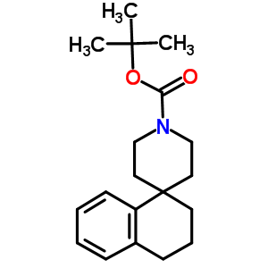 Tert-butyl3,4-dihydro-2h-spiro[naphthalene-1,4-piperidine]-1-carboxylate Structure,873779-29-4Structure