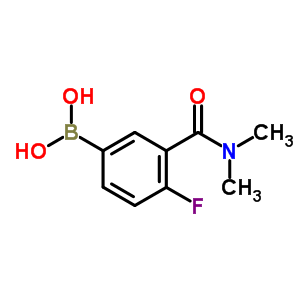 3-(Dimethylcarbamoyl)-4-fluorobenzeneboronic acid Structure,874219-27-9Structure