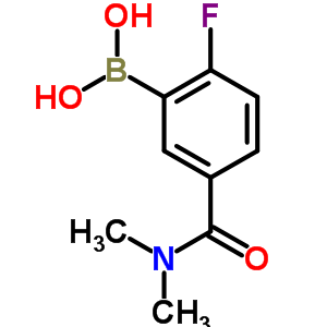 [5-(Dimethylcarbamoyl)-2-fluorophenyl]boronic acid Structure,874289-46-0Structure