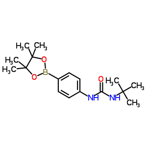 4-(3-T-butyllureido)phenylboronic acid pinacol ester Structure,874297-78-6Structure