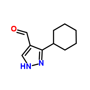 3-Cyclohexyl-1h-pyrazole-4-carbaldehyde Structure,874908-43-7Structure